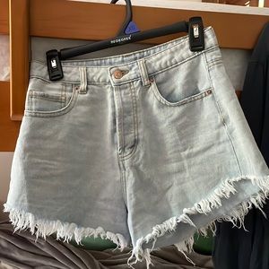 Junior denim shorts